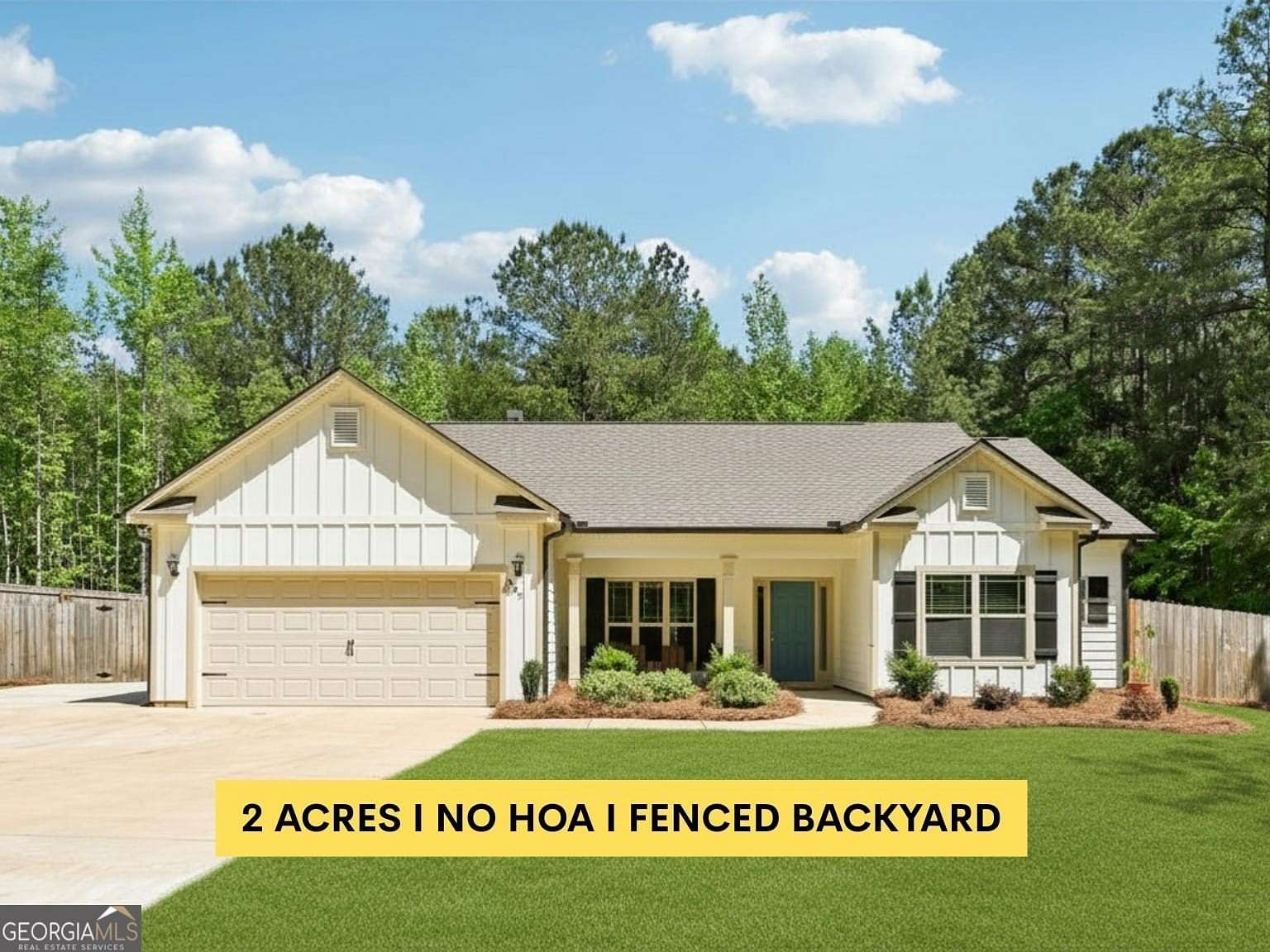 2 Acres of Land with Home for Sale in Senoia, Georgia