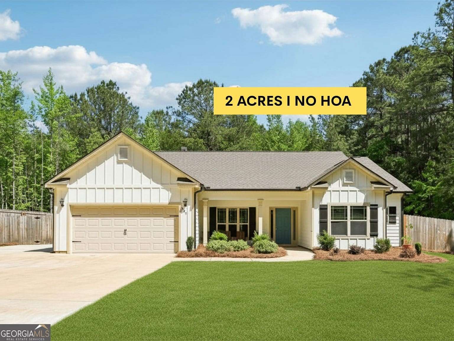 2 Acres of Land with Home for Sale in Senoia, Georgia