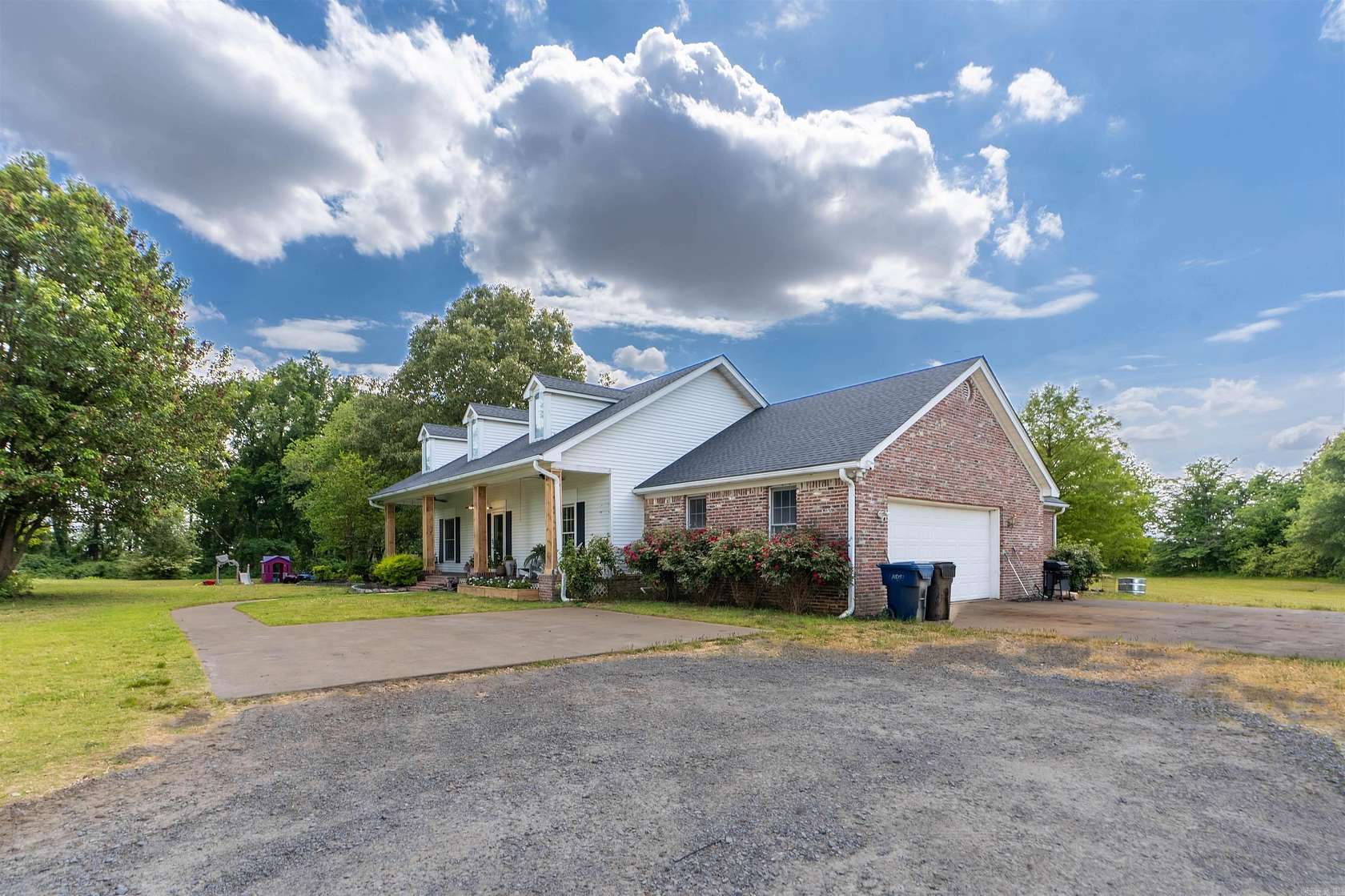 6.8 Acres of Land with Home for Sale in Poplar Grove, Arkansas