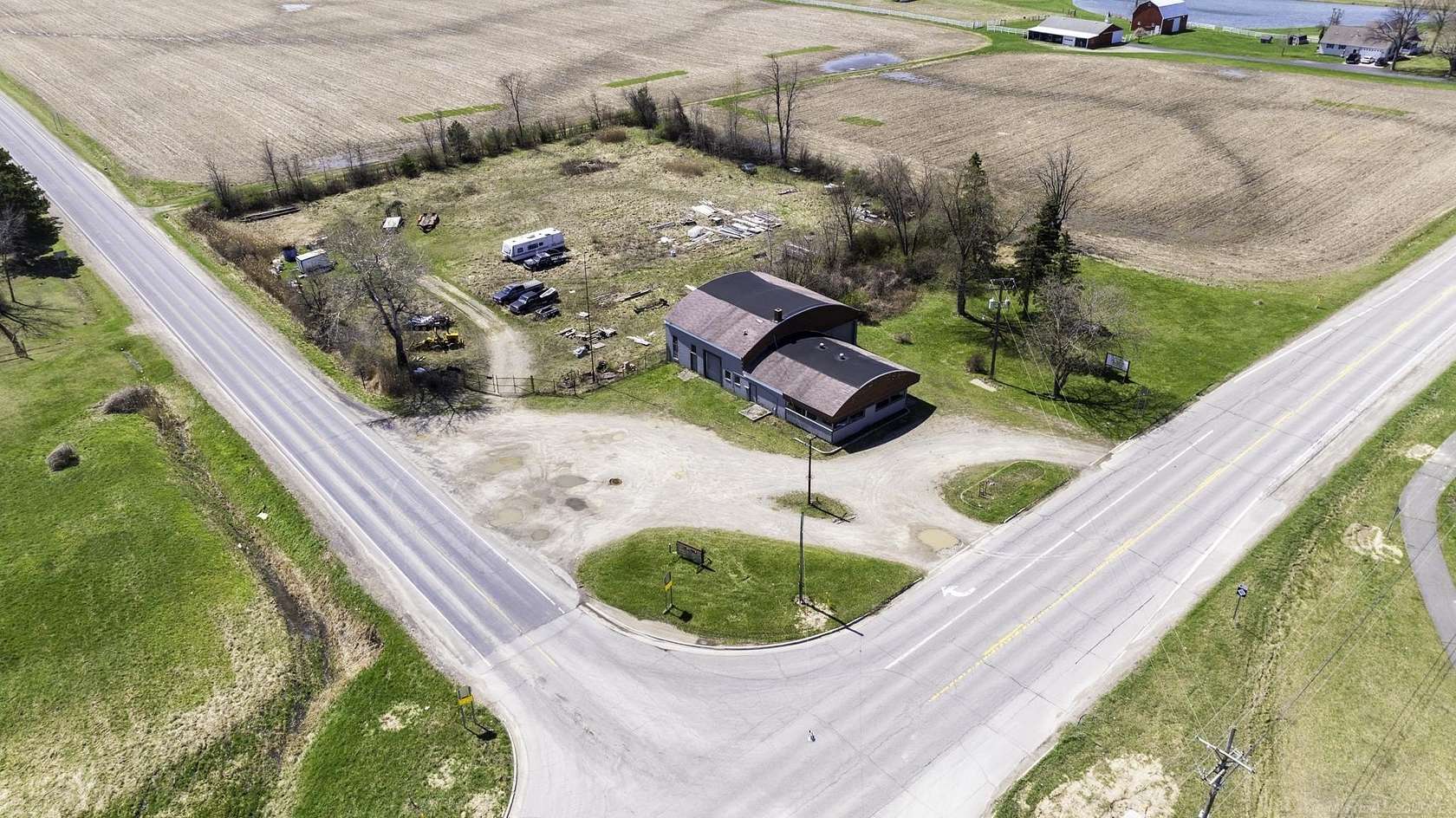 3.16 Acres of Improved Commercial Land for Sale in Croswell, Michigan