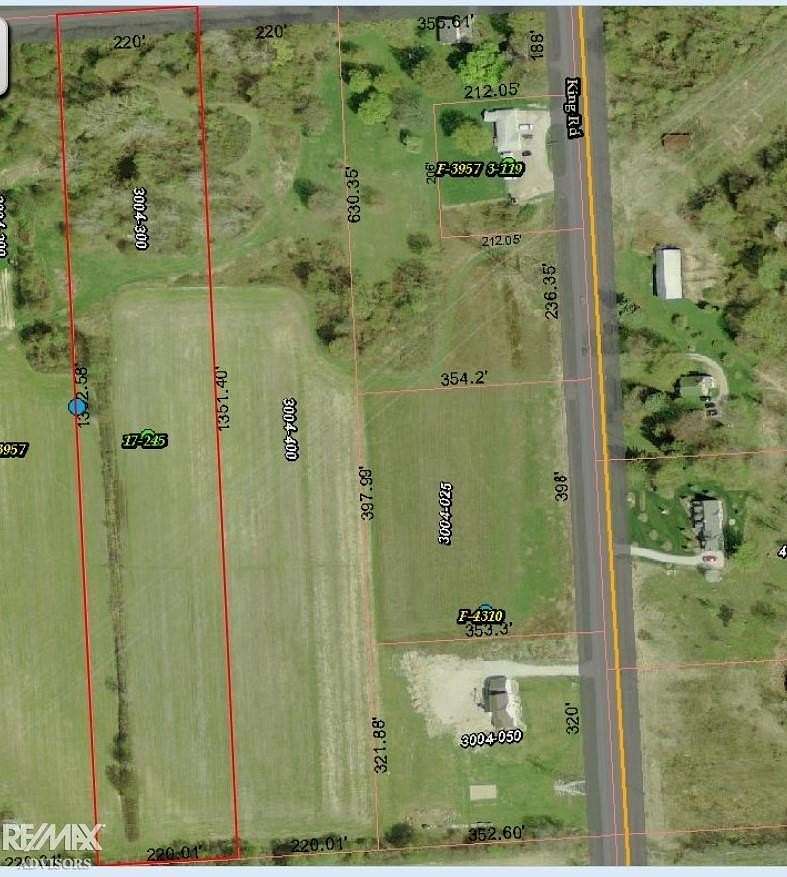 6.83 Acres of Residential Land for Sale in East China Township, Michigan