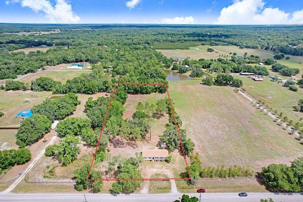 3.82 Acres of Land with Home for Sale in Plant City, Florida