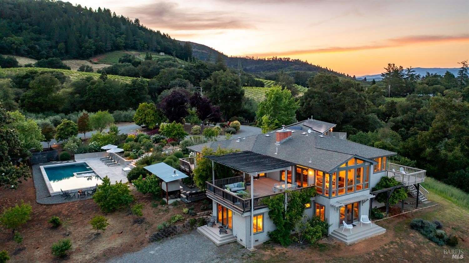 41 Acres of Land with Home for Sale in Healdsburg, California