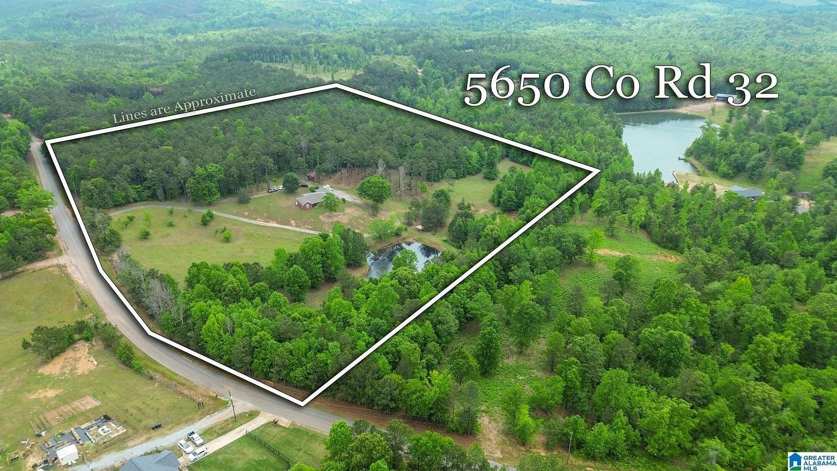 24 Acres of Recreational Land with Home for Sale in Clanton, Alabama