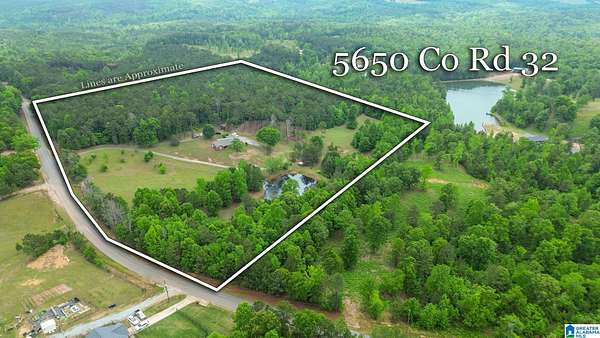 24 Acres of Recreational Land with Home for Sale in Clanton, Alabama