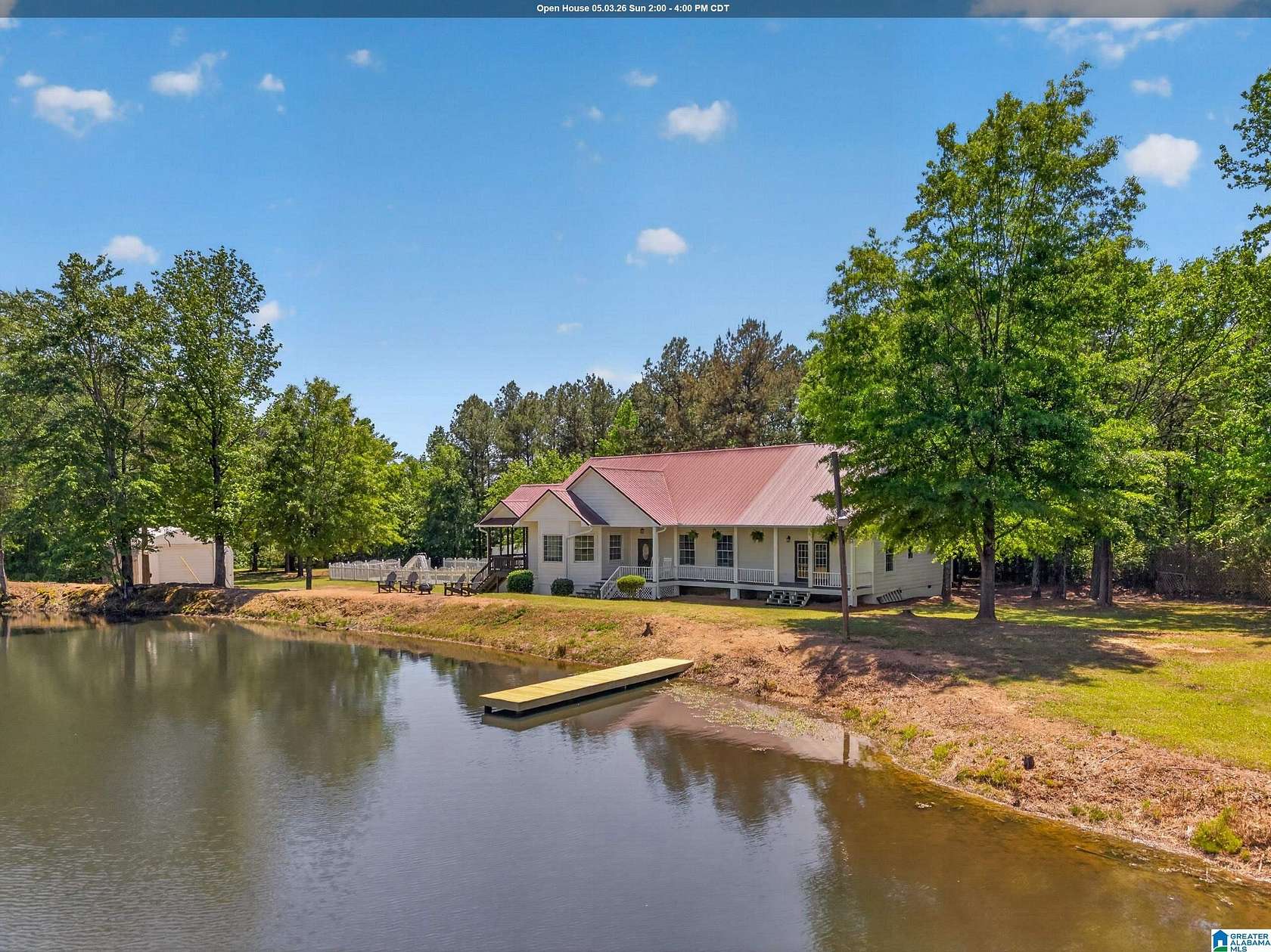 7.5 Acres of Land with Home for Sale in Piedmont, Alabama