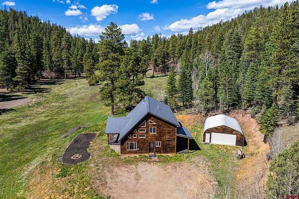 35.8 Acres of Land with Home for Sale in Pagosa Springs, Colorado