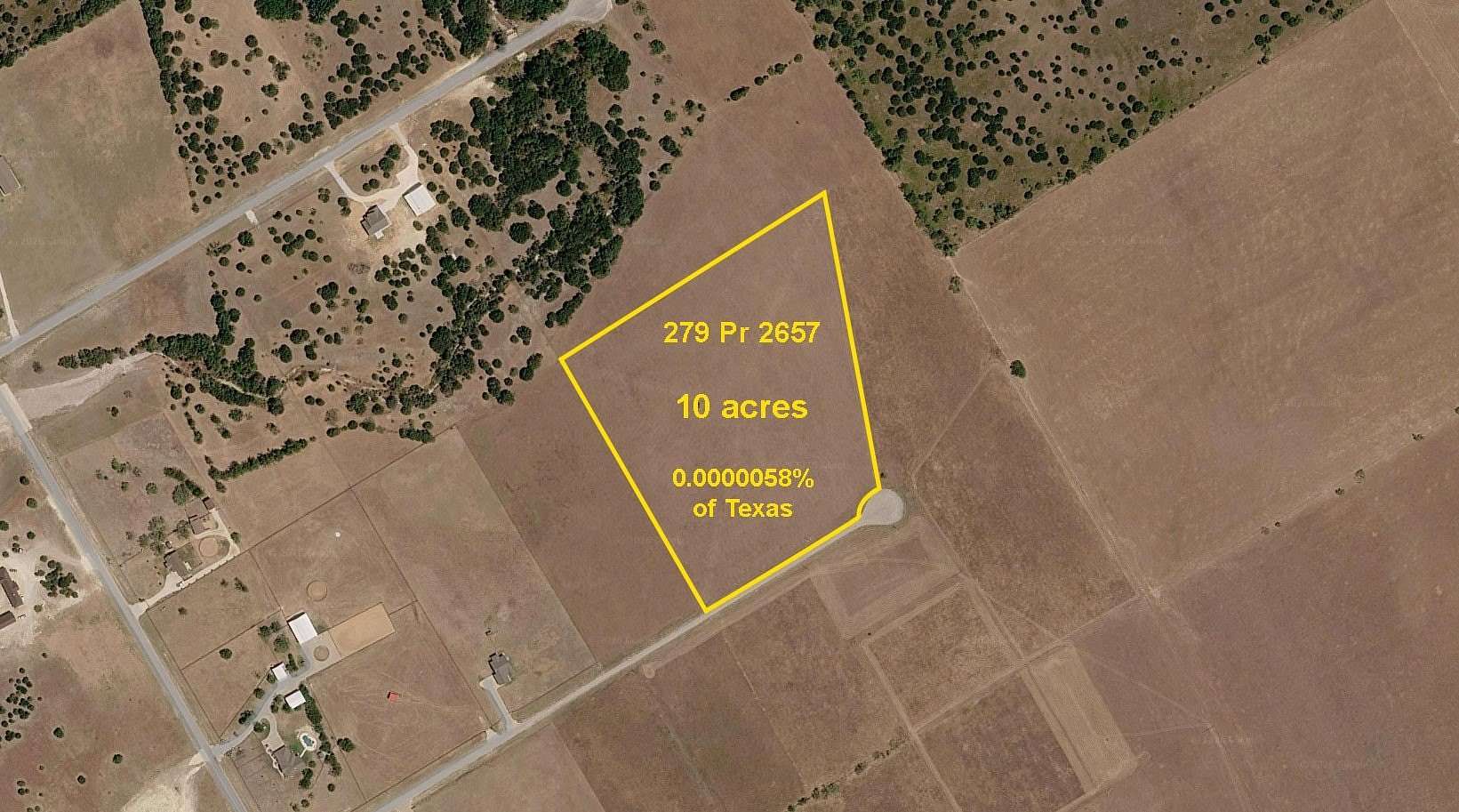 10 Acres of Land for Sale in Walnut Springs, Texas