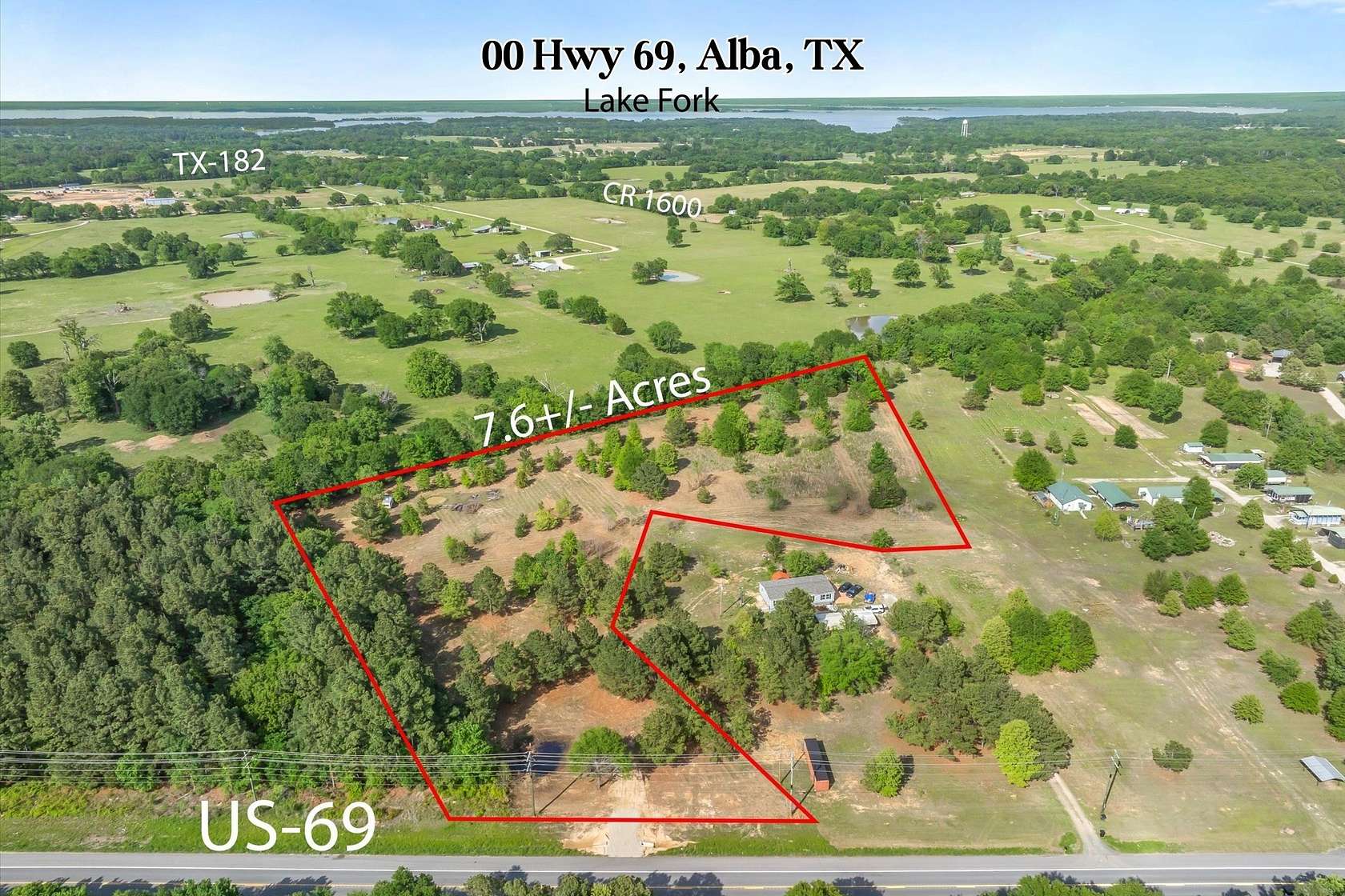 7.64 Acres of Land for Sale in Alba, Texas