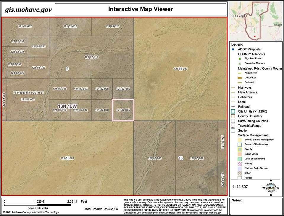 10 Acres of Residential Land for Sale in Yucca, Arizona