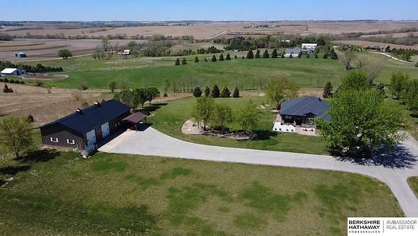 10.2 Acres of Land with Home for Sale in Kennard, Nebraska