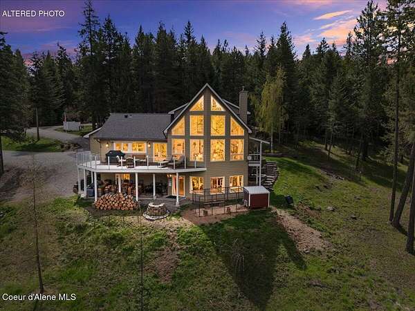 10.1 Acres of Land with Home for Sale in Harrison, Idaho