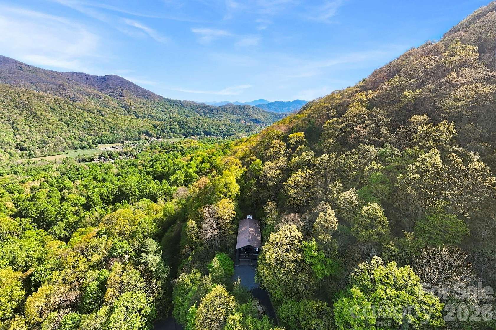 3.33 Acres of Land with Home for Sale in Maggie Valley, North Carolina