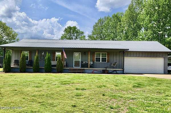 13.5 Acres of Recreational Land with Home for Sale in Union City, Tennessee