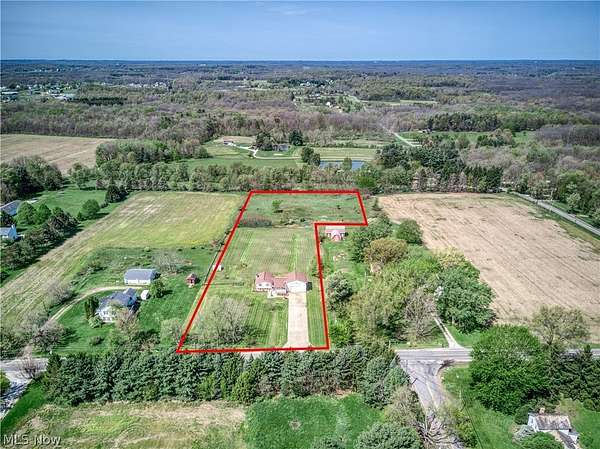 4.8 Acres of Land with Home for Sale in Ravenna, Ohio