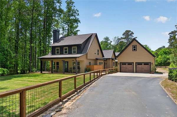 6.28 Acres of Land with Home for Sale in Canton, Georgia