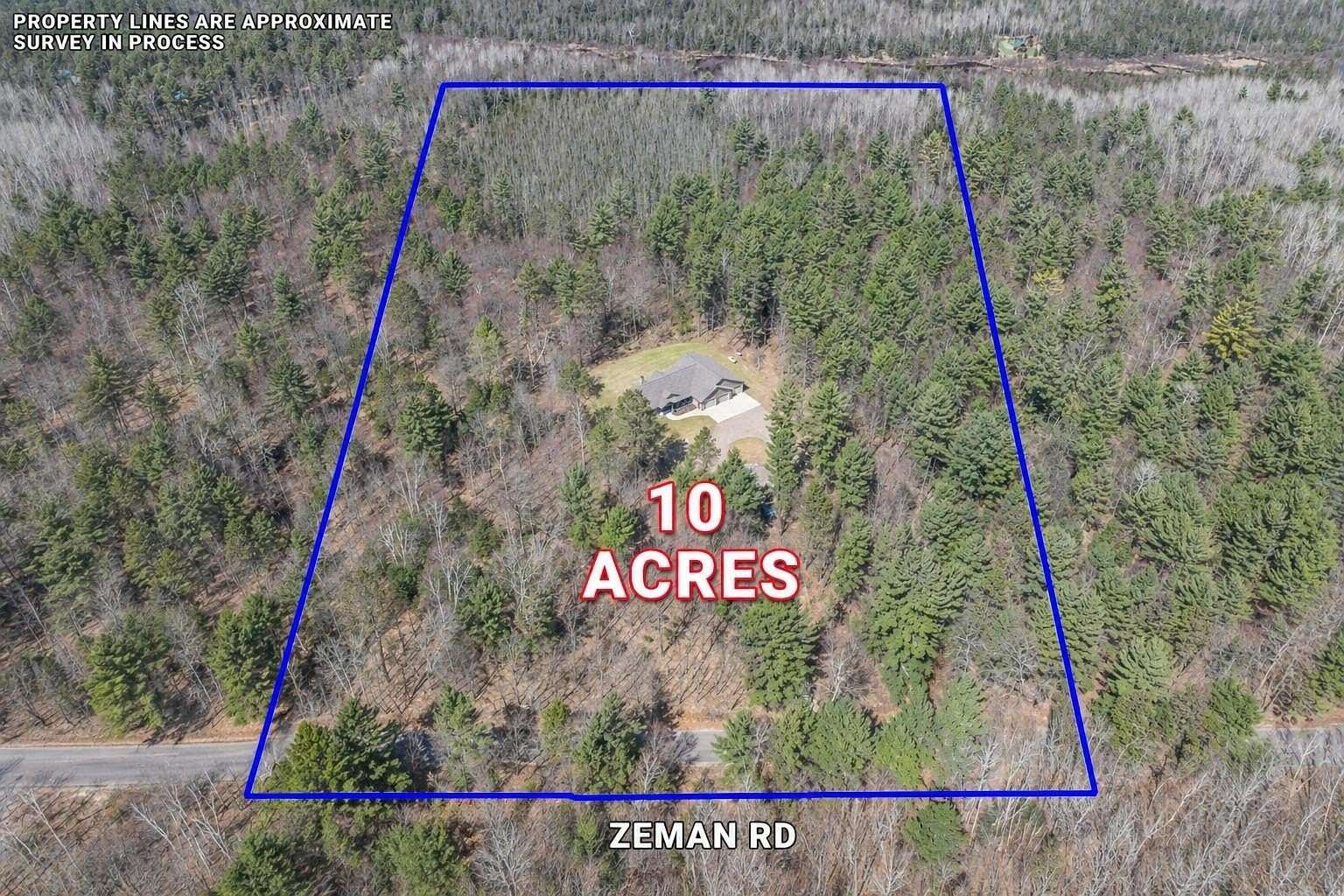 10 Acres of Land with Home for Sale in Eagle River, Wisconsin