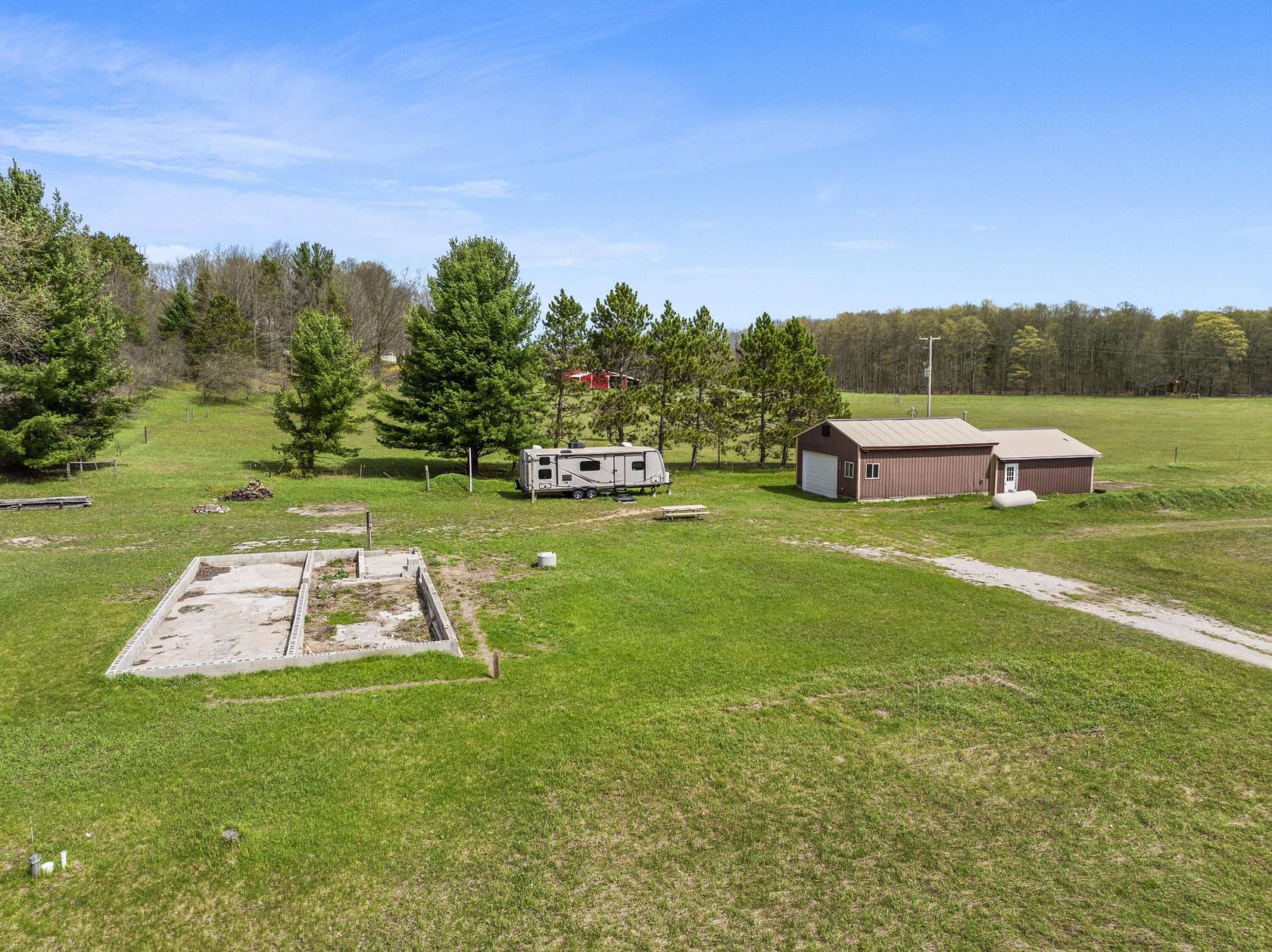 10.3 Acres of Recreational & Residential Land for Sale in Beulah, Michigan