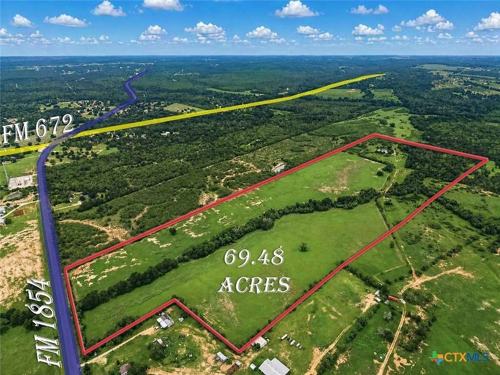 69.5 Acres of Land for Sale in Dale, Texas
