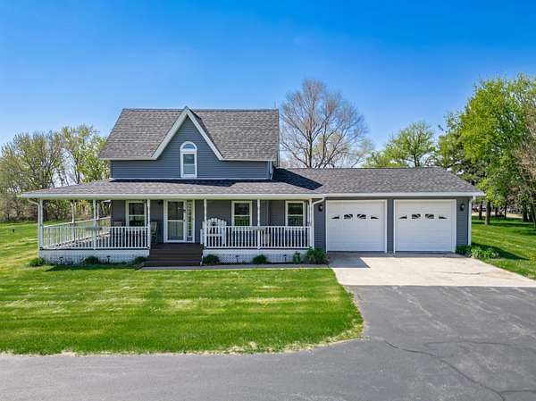3.44 Acres of Land with Home for Sale in Kirkland, Illinois