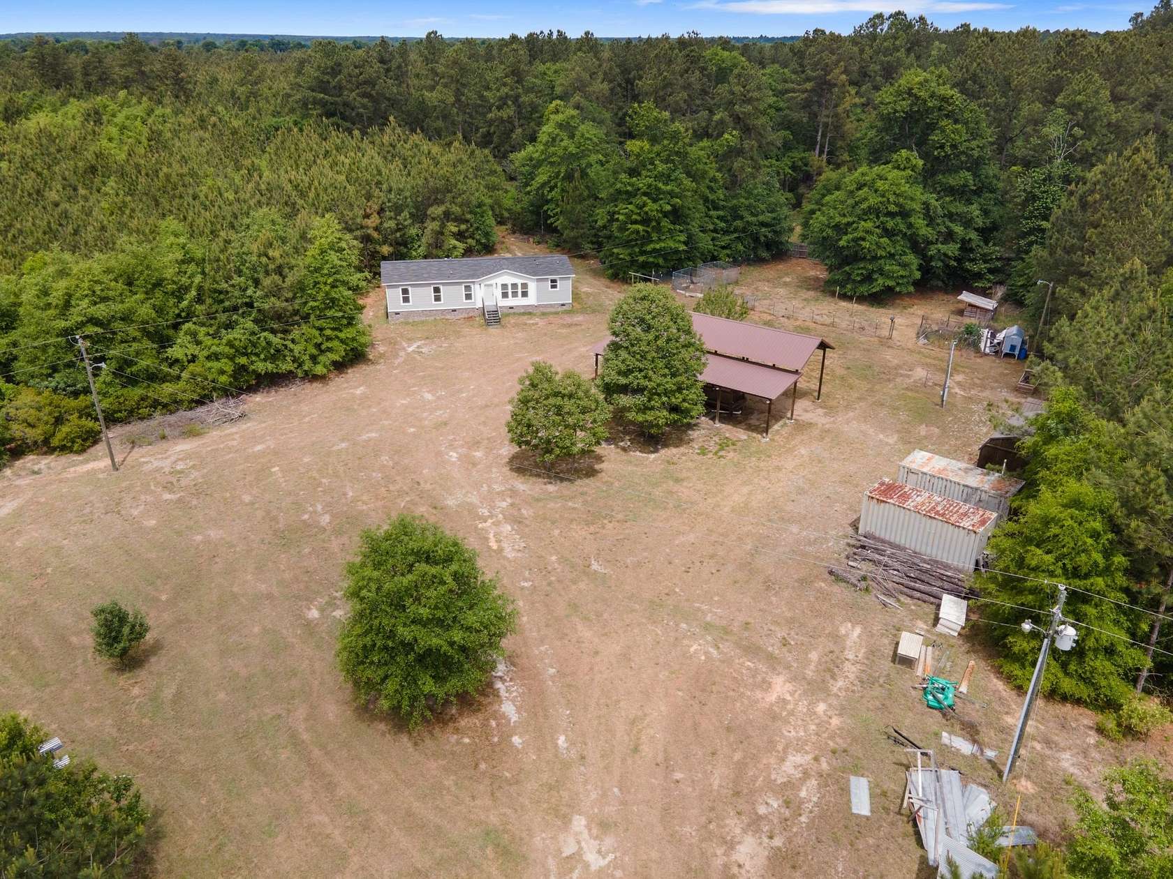 3.5 Acres of Land with Home for Sale in Waynesboro, Georgia