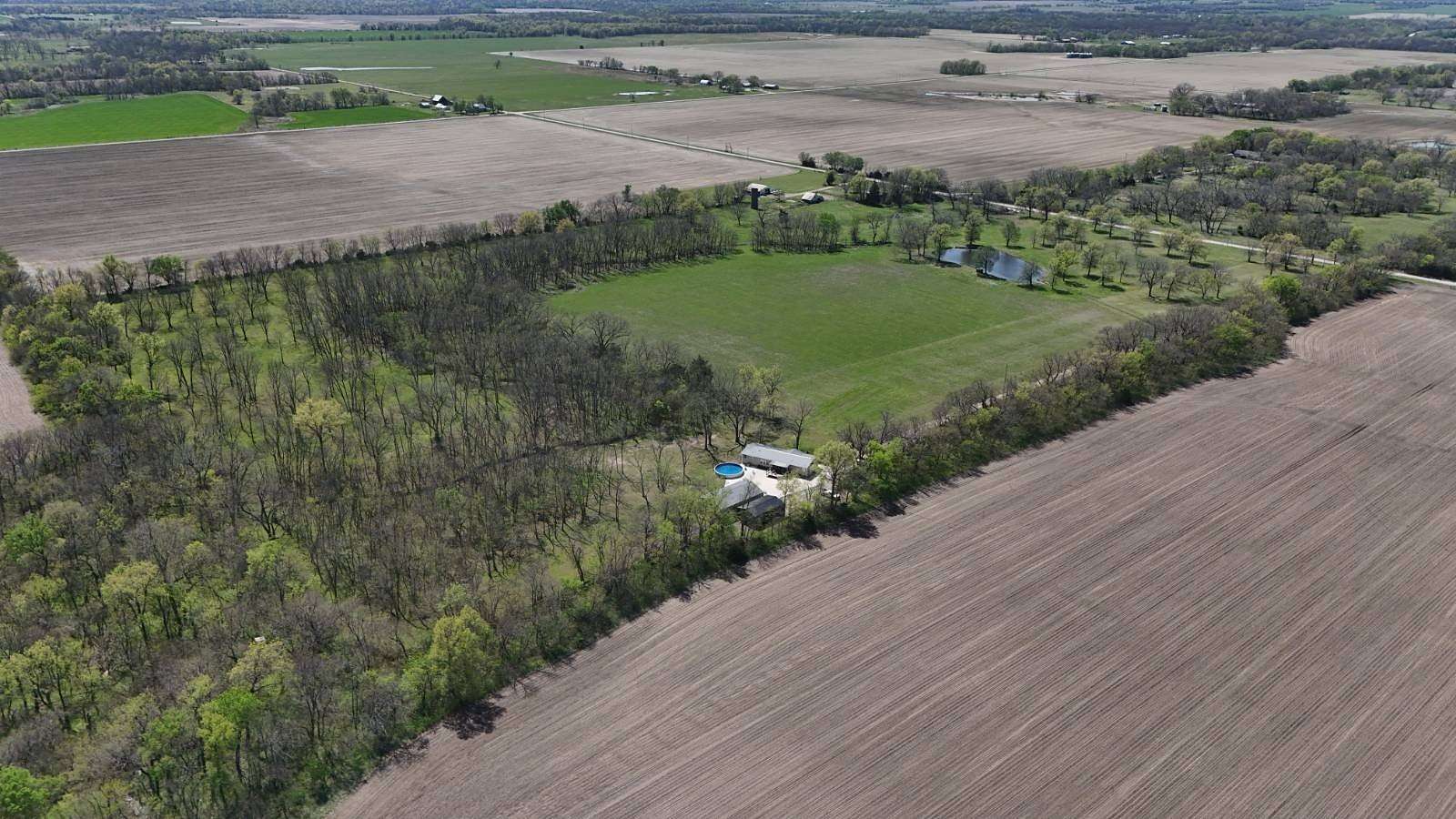 67 Acres of Recreational Land with Home for Sale in Oswego, Kansas