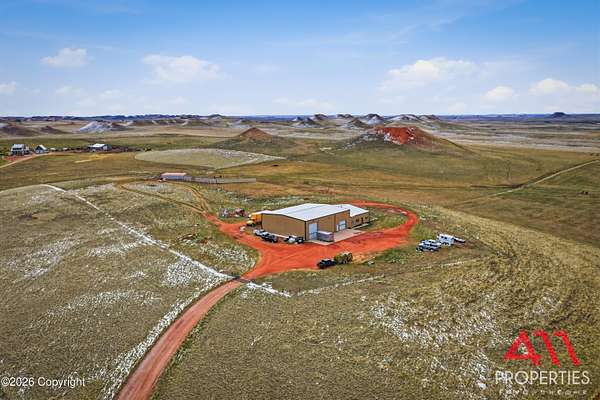 35 Acres of Land with Home for Sale in Gillette, Wyoming