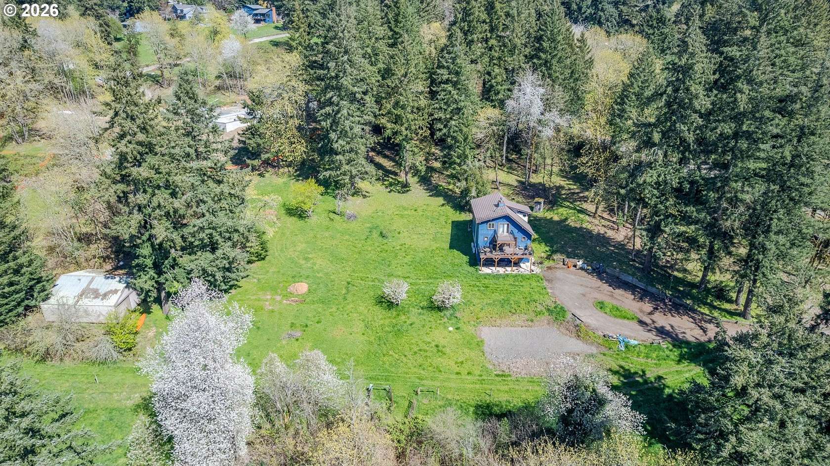 4 Acres of Land with Home for Sale in Stafford, Oregon