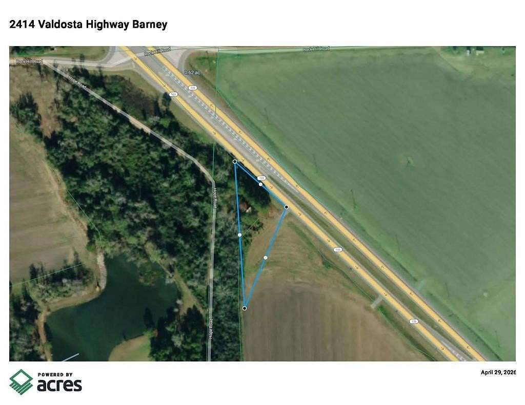 1 Acre of Residential Land for Sale in Barney, Georgia