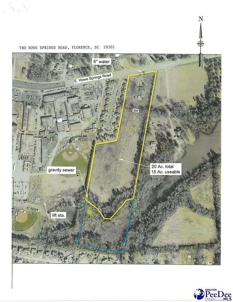 15 Acres of Mixed-Use Land for Sale in Florence, South Carolina
