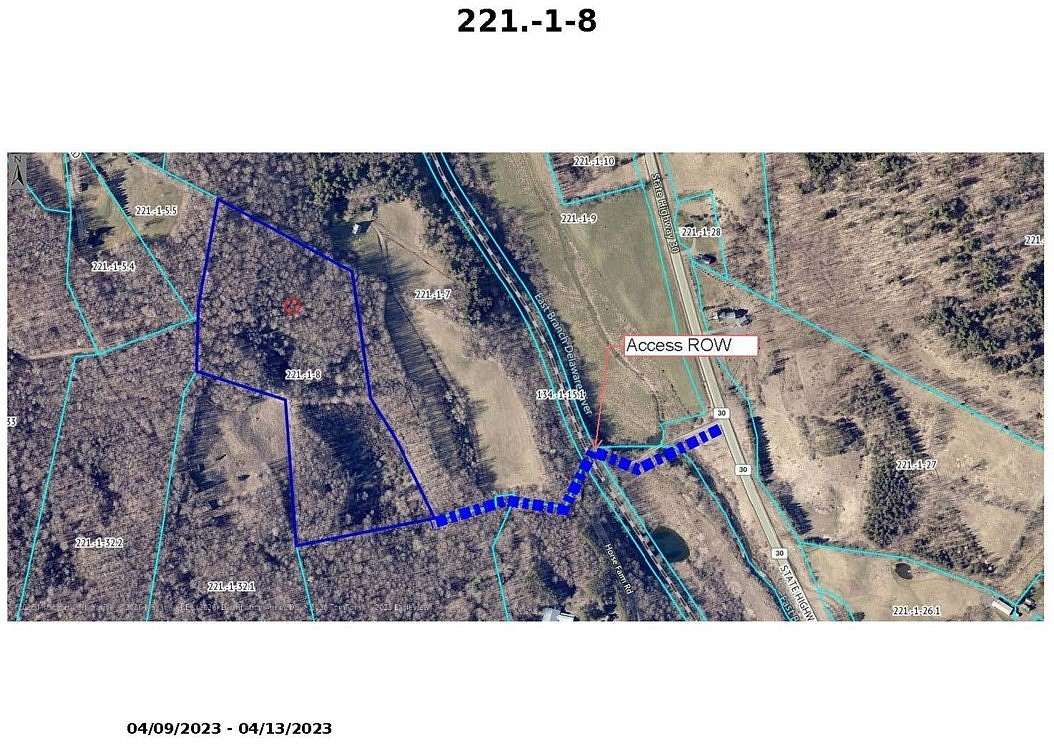 16.2 Acres of Recreational Land for Sale in Roxbury, New York
