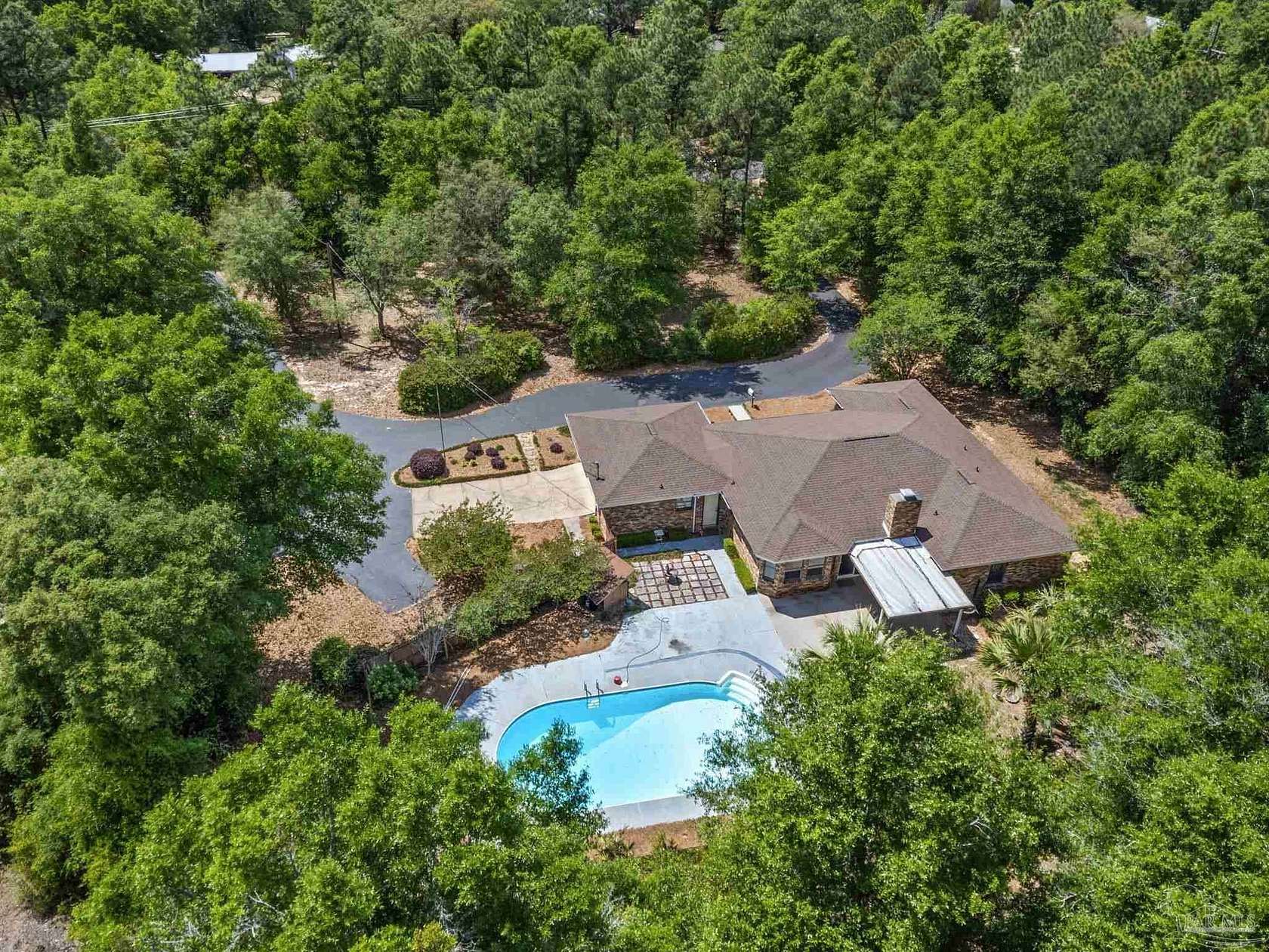 3.57 Acres of Land with Home for Sale in Milton, Florida