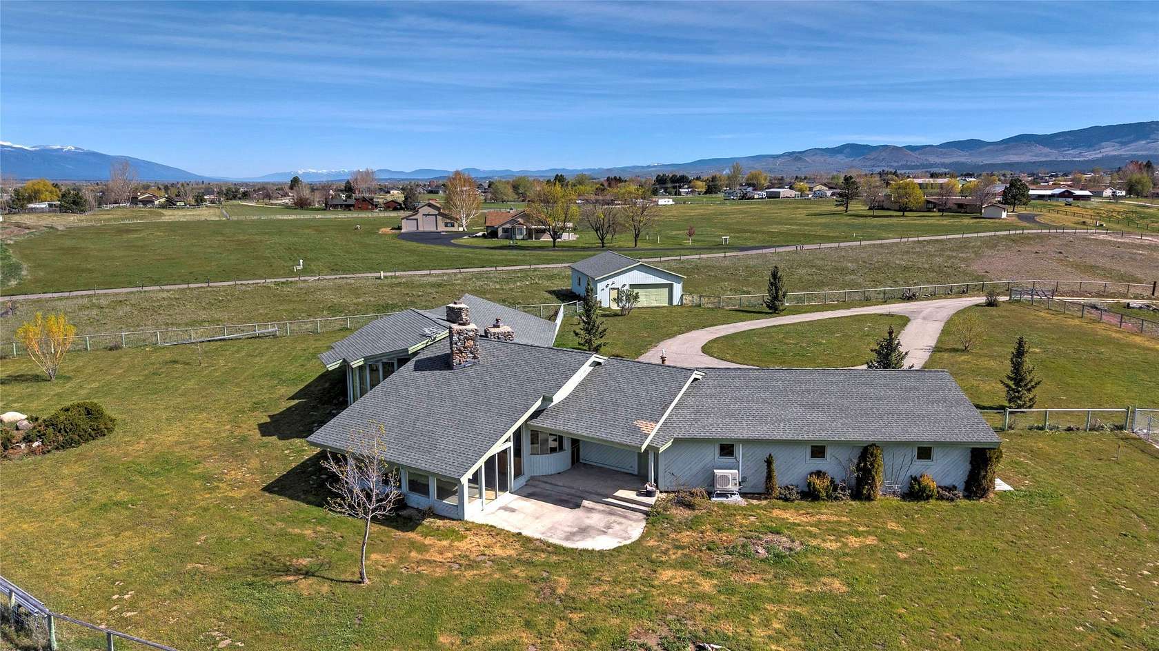 25.4 Acres of Land with Home for Sale in Corvallis, Montana