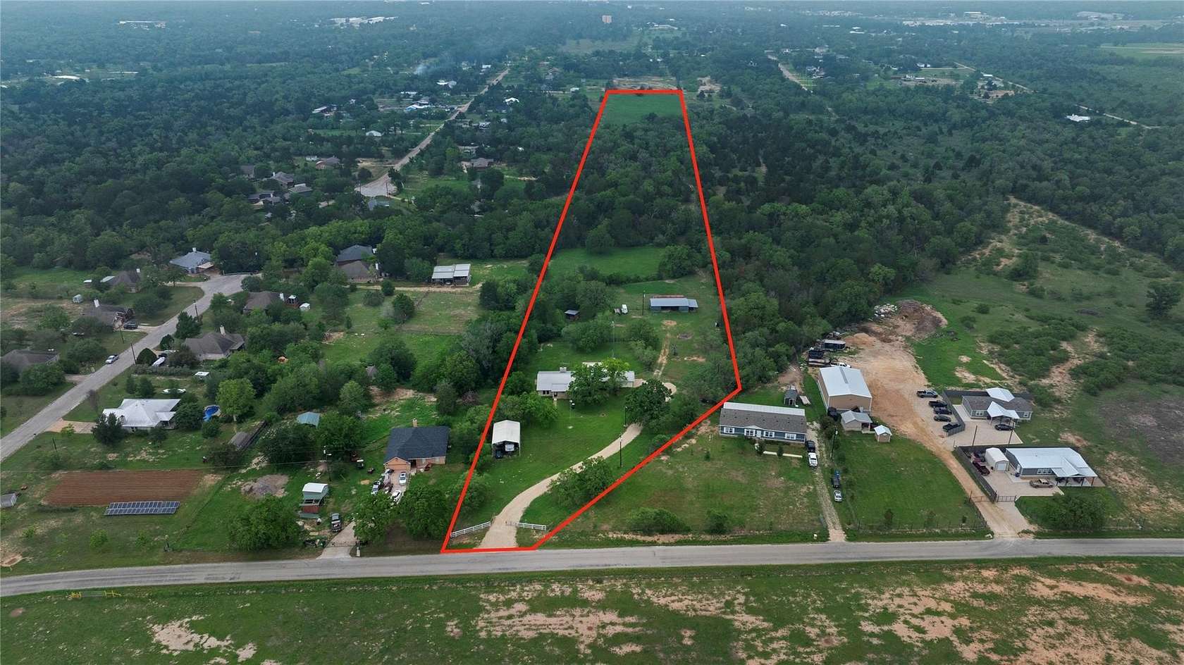 12 Acres of Land with Home for Sale in Bastrop, Texas