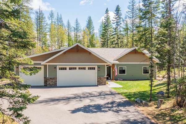 2.5 Acres of Land with Home for Sale in Bigfork, Montana