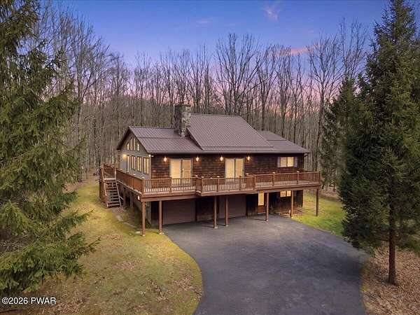 12.1 Acres of Recreational Land with Home for Sale in Hawley, Pennsylvania