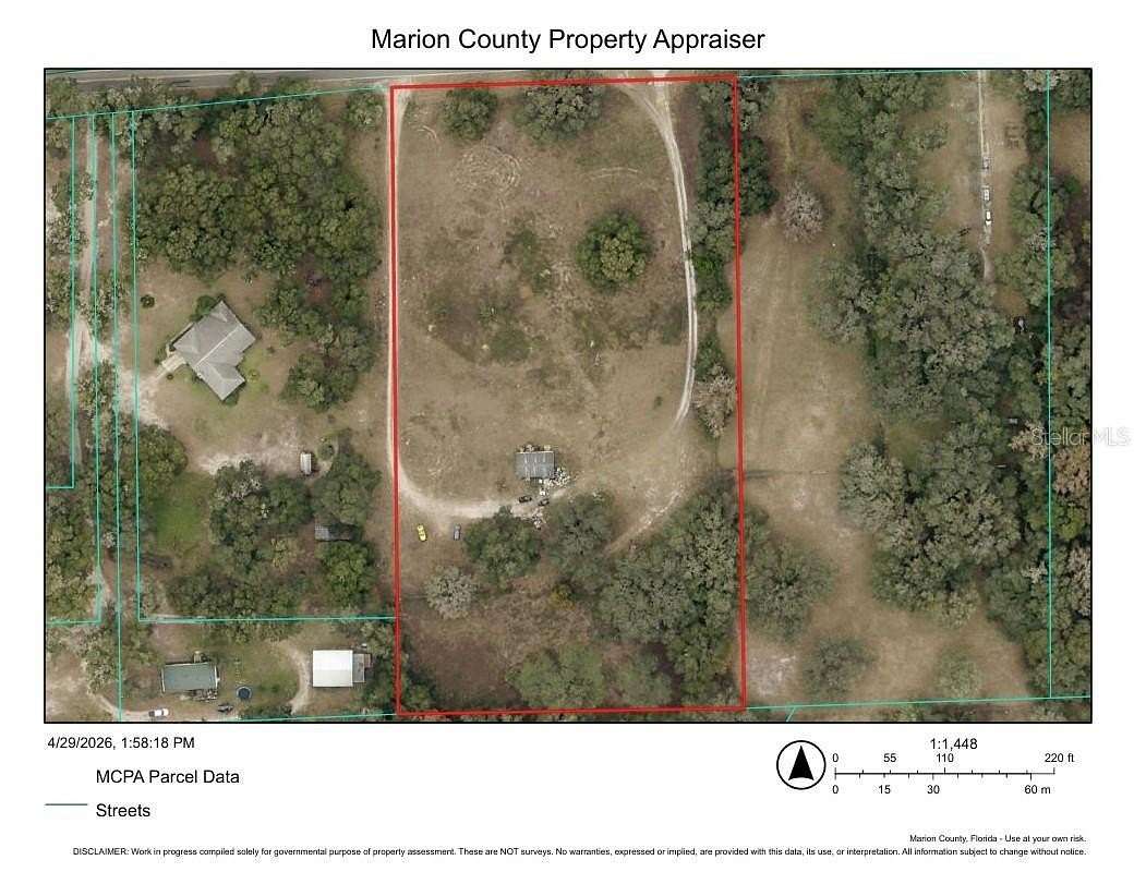 5 Acres of Land with Home for Sale in Citra, Florida