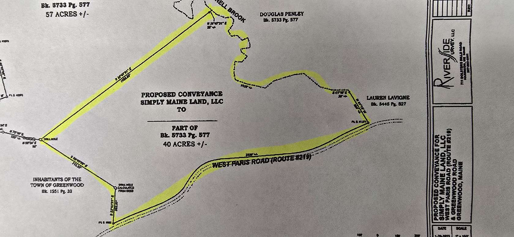 40 Acres of Recreational Land for Sale in Greenwood, Maine