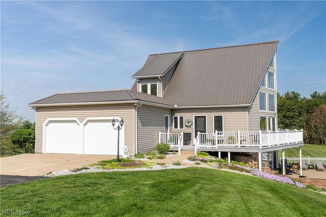 9.1 Acres of Land with Home for Sale in Minerva, Ohio