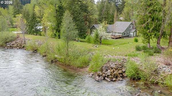 1.84 Acres of Land with Home for Sale in Idanha, Oregon
