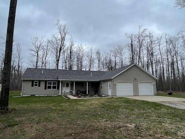 10 Acres of Land with Home for Sale in Elmira, Michigan