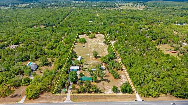 9.5 Acres of Land with Home for Sale in Lecanto, Florida
