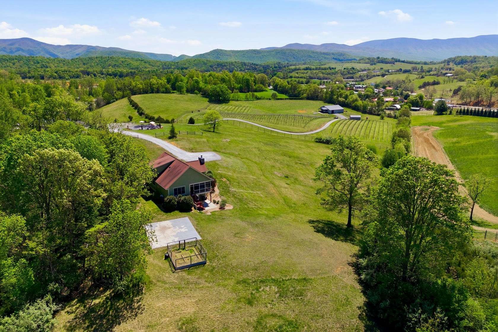27.6 Acres of Agricultural Land with Home for Sale in Natural Bridge, Virginia