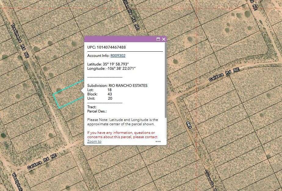 0.5 Acres of Residential Land for Sale in Rio Rancho, New Mexico