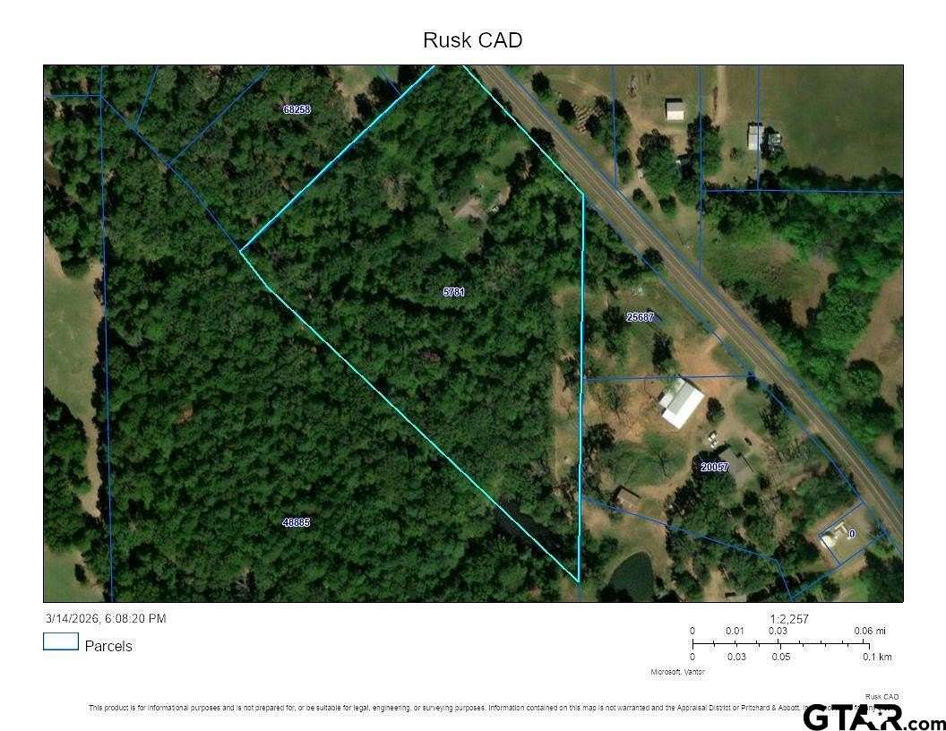 6 Acres of Residential Land for Sale in Henderson, Texas
