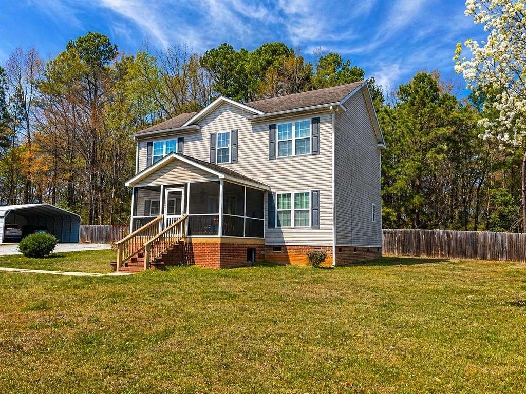 4 Acres of Land with Home for Sale in Bracey, Virginia