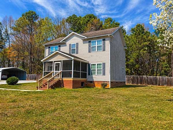 4 Acres of Land with Home for Sale in Bracey, Virginia