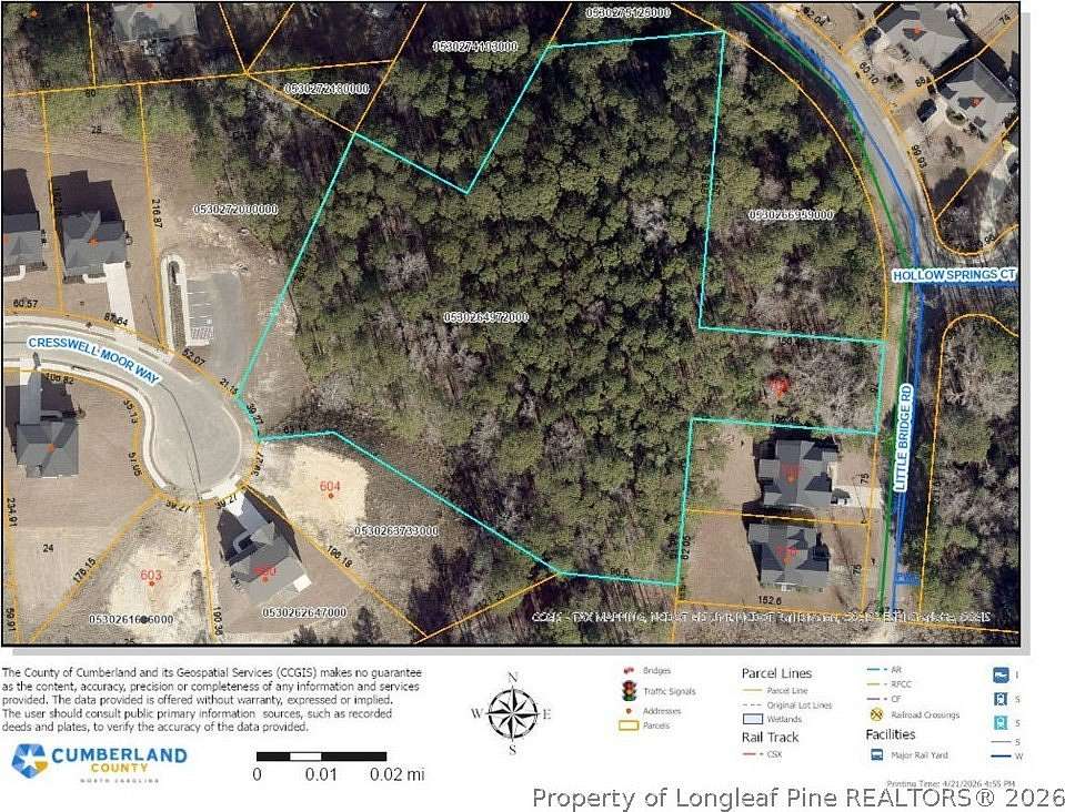 3 Acres of Land for Sale in Fayetteville, North Carolina