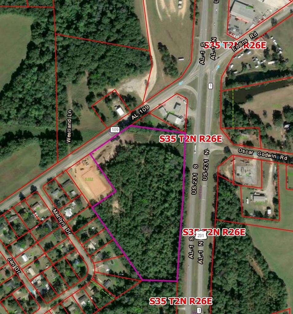 13.7 Acres of Commercial Land for Sale in Dothan, Alabama