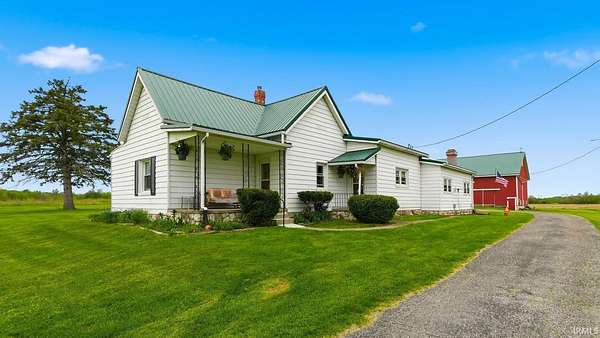 50.3 Acres of Land with Home for Sale in Huntington, Indiana